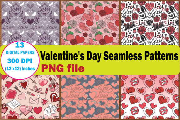 28 Valentine s Day Seamless Patterns to Elevate Your Creative Projects