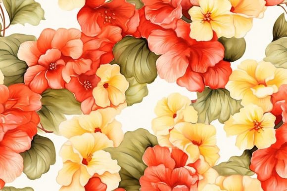 Botanical Art Seamless Patterns
