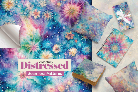 Distressed Fantasy Seamless Patterns: A Strategic Tool for Creative Projects