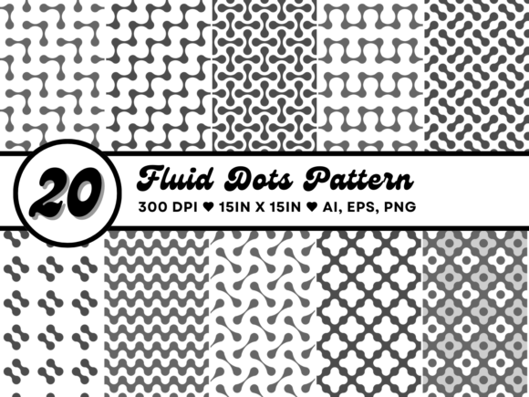 Exploring the Versatility of Fluid Dots Seamless Patterns Set in Modern Design