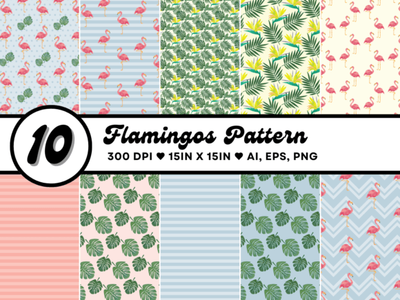 Fancy Flamingos Patterns