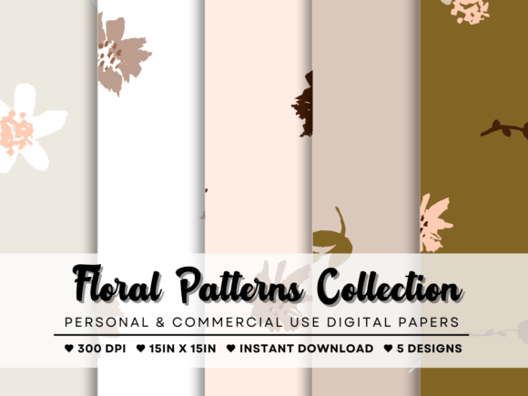 Floral Patterns Vector Collection: Strategic Design Asset for Creative and Business Applications