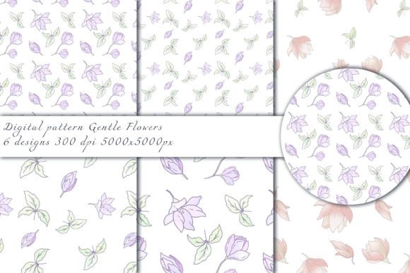 Gentle Flowers Set: The Ultimate Seamless Pattern Collection for Modern Design