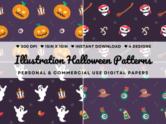 Illustration Halloween Patterns: Elevate Your Seasonal Designs