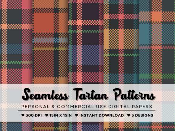 Seamless Tartan Patterns