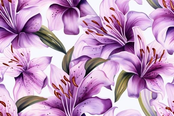 Textile Design Lily Patterns: A Versatile Element in Creative and Commercial Workflows